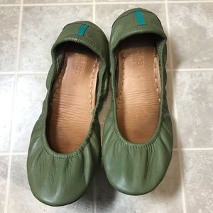 Tieks Olive Green Size 8